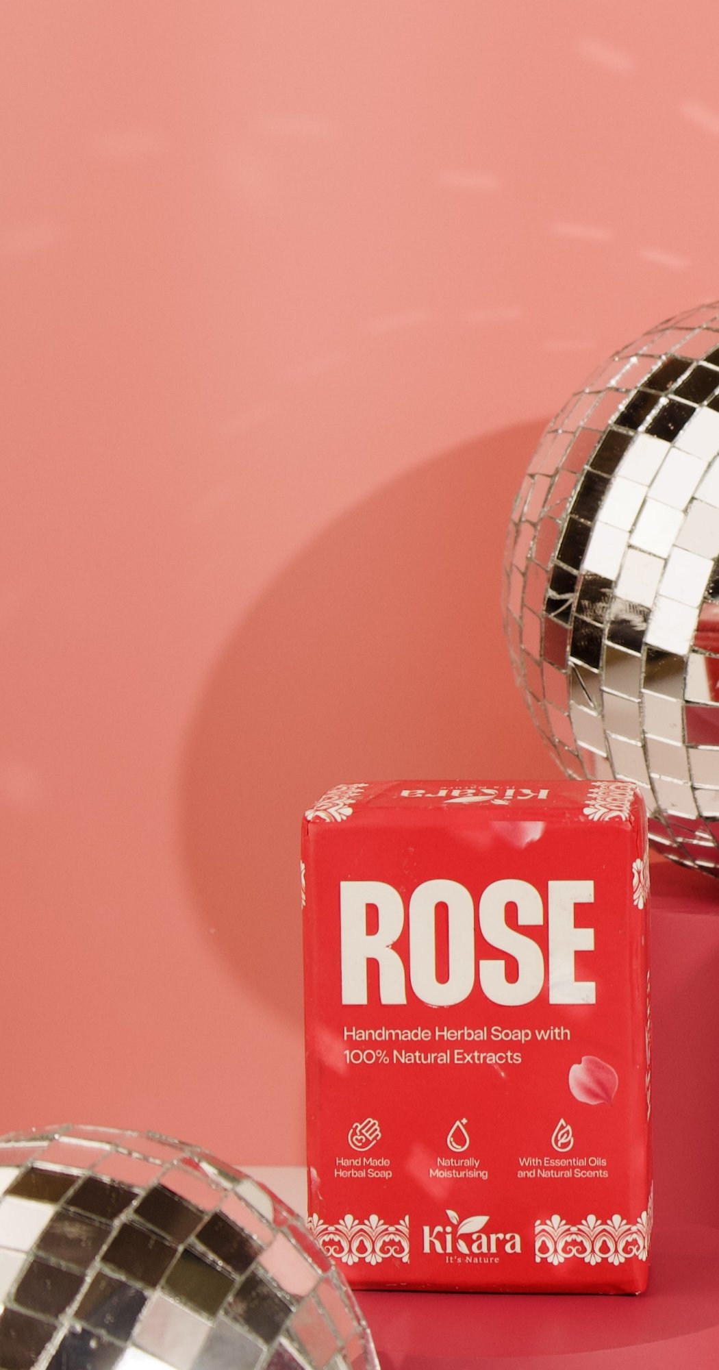 Kiyara Rose Soap Bar packaging